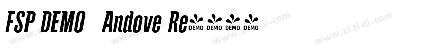 FSP DEMO   Andove Re字体转换